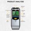 5in1 SH402 Wall Stud Finder Sensor Wall Scanner LCD Electronic Detector Edge Center Wood Current Metal AC Live Wires Detection
