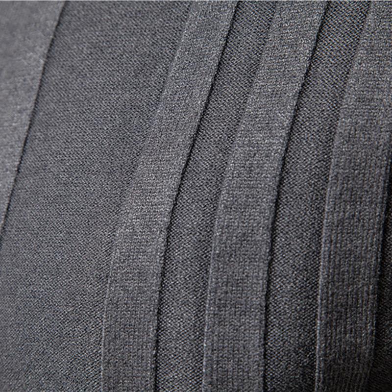 Callaway Вышитый осенне-зимний новый мужской повседневный вязаный свитер с высоким воротом, теплый базовый свитер, модный свитер-пуловер