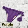 Handmade Crochet Bikini Shorts with Lining