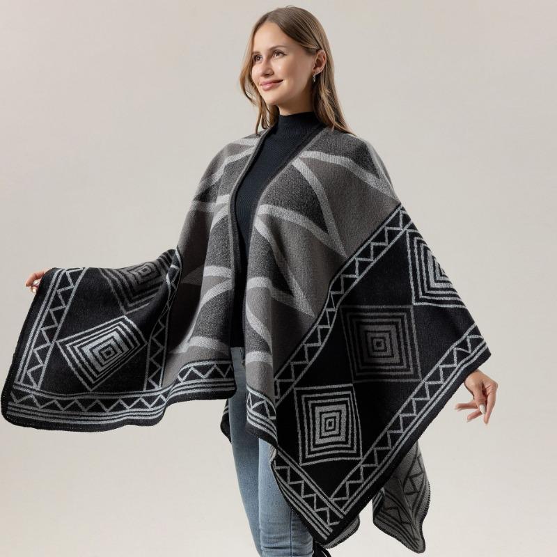 Stylish Fashion Retro Oversized Scarf For Women Travel Warmth