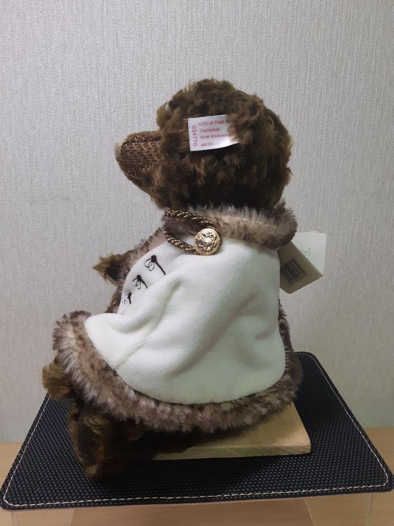 [USED] Steiff Teddy Bear "Andrassy Graf" approx. 28cm