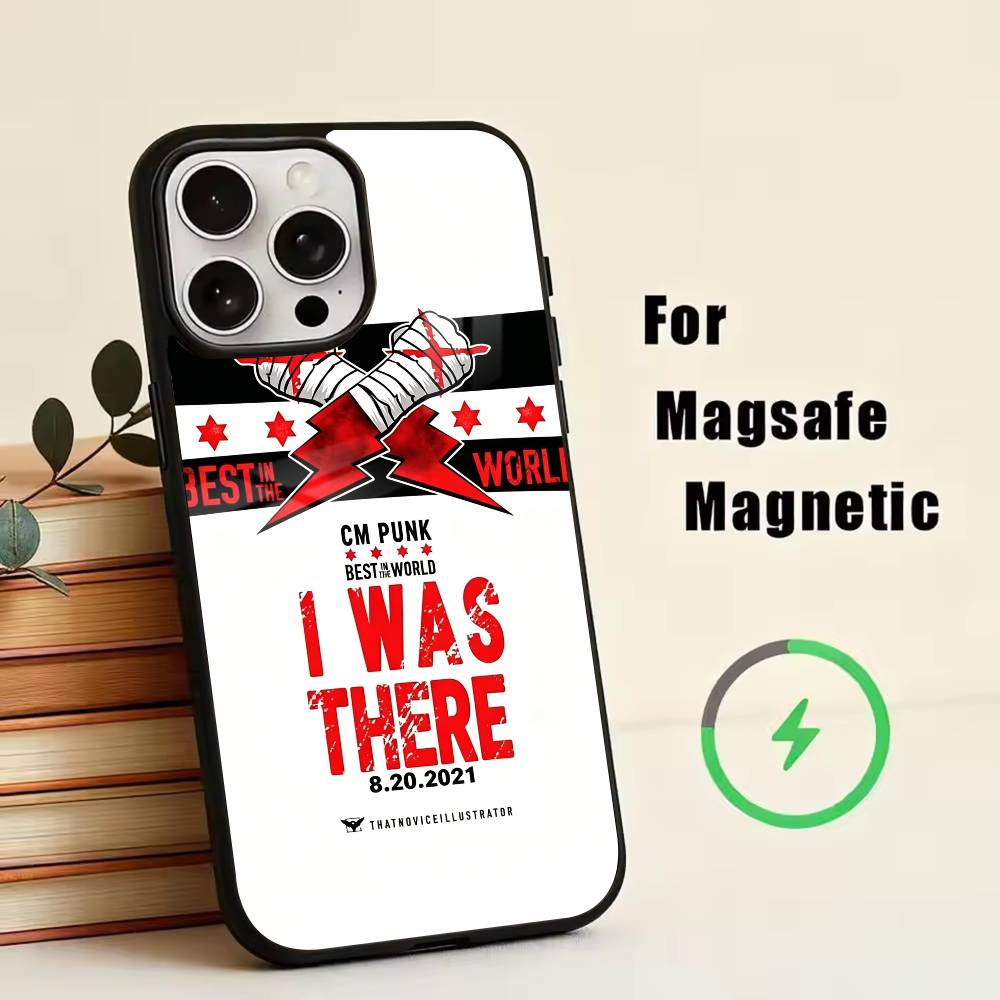 CM P-Punk Phone Case For iPhone17,16,15,14,13,12,11 Plus,Pro Magnetic For Magsafe Wireless Charging