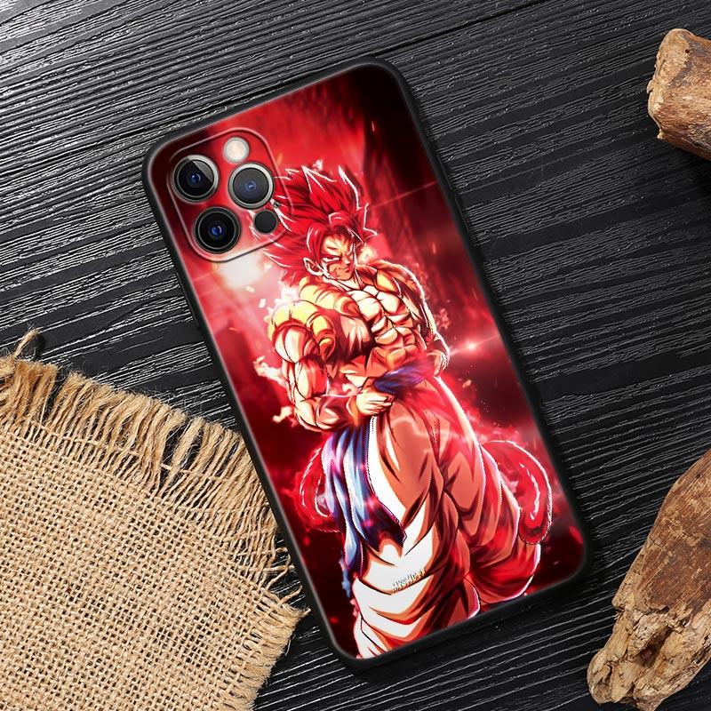 Gogeta Blue Goku Funda For iphone 17 Case For iPhone 16 15 11 12 13 Mini 17 Pro Max 16 Plus 17E 16E Air Silicone Case Soft Cover