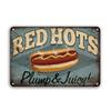 Hot Dogs Burgers Pizza Metal Signs Vintage Posters Kitchen Wall Decoration Tin Sign Bar Home Decor Metal Plaques Art Painting