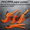 PVC Pipe Cutter 36mm 42mm 63mm Aluminum Alloy Body Ratchet Scissors Tube Cutter PVC/PU/PP/PE Hose Cutting Hand Tools