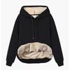 Winter Women's Warm Thick Coat Wool-fur Lined Jacket Hoodie Sweatshirt Top