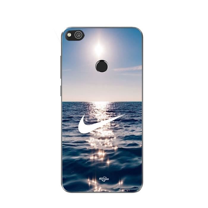 Coque - MANIACASE - Huawei P8 Lite 2017 - Nike logo - Souple - Blanc