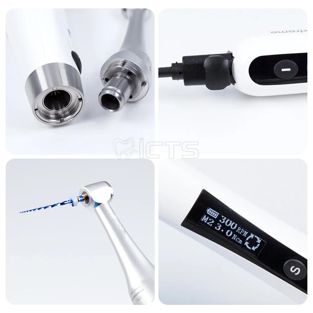 Бренд Dental E-xtreme Вес мотора Бесшумный рабочий процесс Снижение шума, Эргономичный мини-угловой наконечник, Комплексный встроенный файл