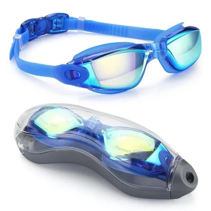 Outdoor Swimming Goggles Waterproof and Anti Fog Goggles High-definition Goggles Adult Swimming Goggle Swimming Goggle