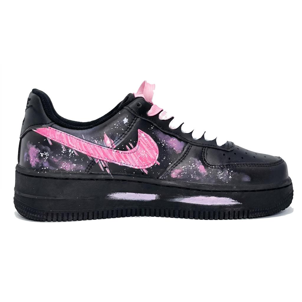 Nike Air Force 1 Leather Abrasion Resistant Low top Skateboard Shoes Women's Pink DD8959-001(Team1521-)