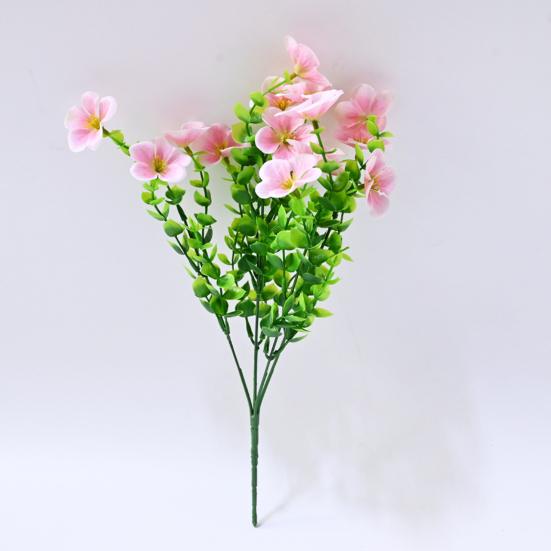Artificial Flowers for Outdoors UV Resistant Mixed Bundles Fake Wildflower Bouquet Realistic Spring Planter Filler for Hanging Baskets Porch Patio