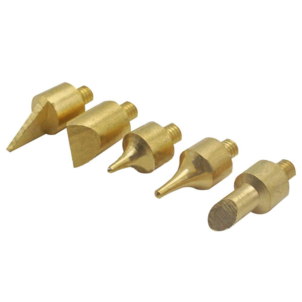 Internal Heat Welding Tips Wood Burning Pen Kit Stencil Pyrography Marking Soldering Iron Head Set