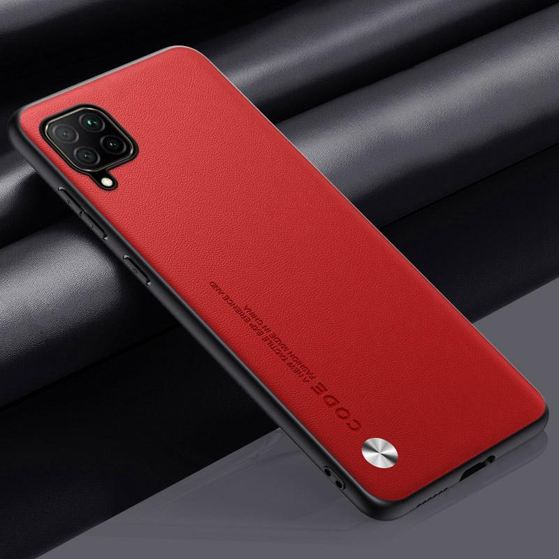 Роскошный чехол из искусственной кожи для Huawei Nova 7i P40 Lite, задняя крышка, матовый силиконовый защитный чехол для телефона Huawei Nova 6 SE