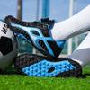 Children's football shoes student boys TF broken nail rotating buckle women's training shoes artificial grass football shoes