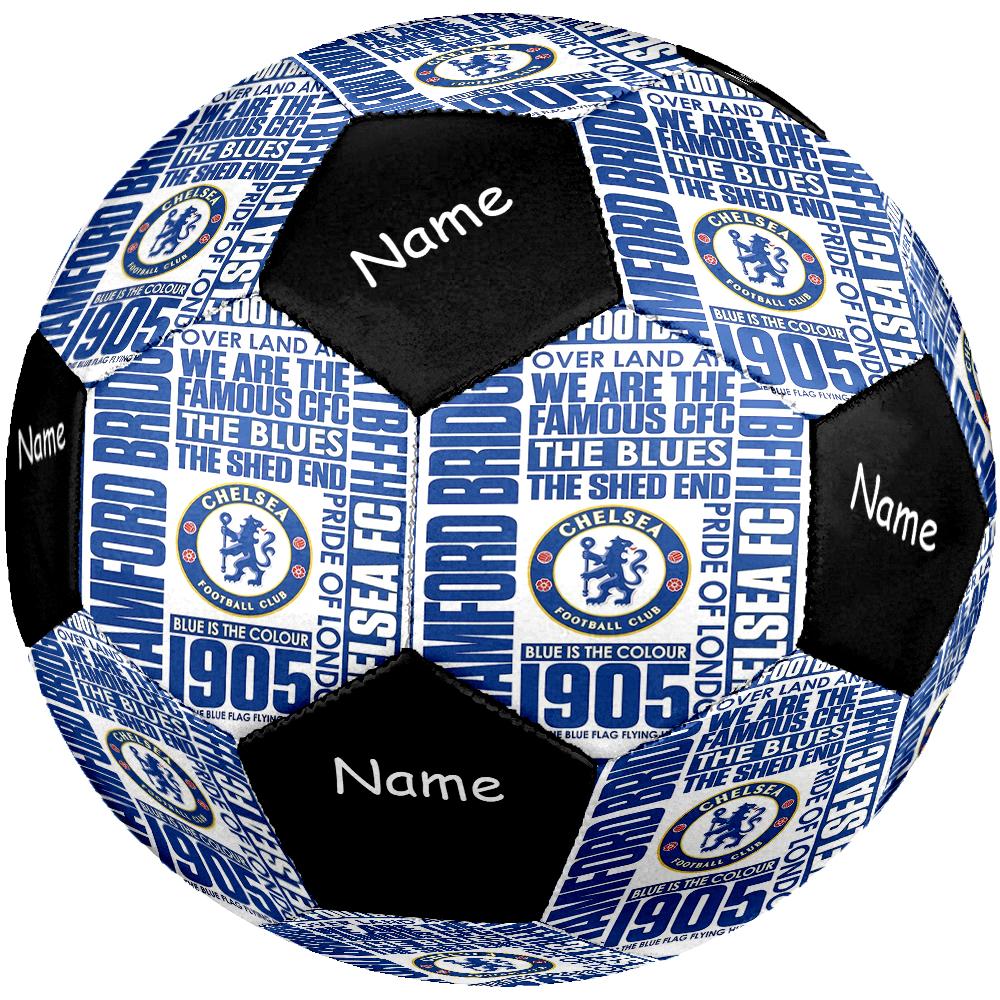 Custom Name Chelsea Football Club Theme Size 5 Soccer Ball, Suitable for Both Indoor and Outdoor Matches, a Gift Suitable for Everyone.