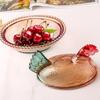 1 шт. Роскошная хрустальная стеклянная конфетница в форме курицы, Элегантный настольный декор для офиса, дома, кухни, Идеально подходит для сладостей, закусок и печенья