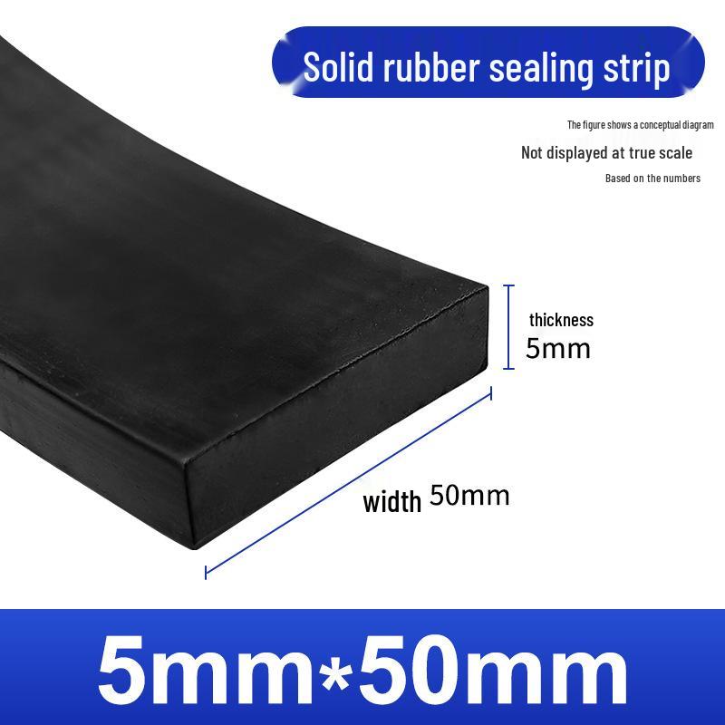 Nitrile Rubber Strip: Oil & Pressure-Resistant Shock Absorbing Glass Pad for Sealing & Joint Support