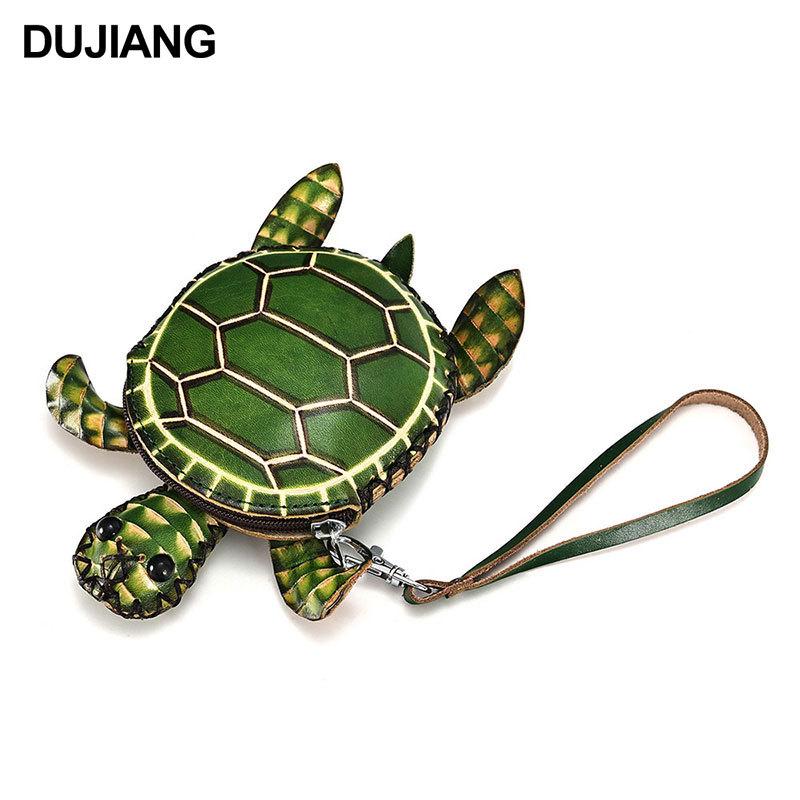 Набор для изготовления кожаной сумки-кроссбоди в виде черепахи ручной работы и кошелек для монет