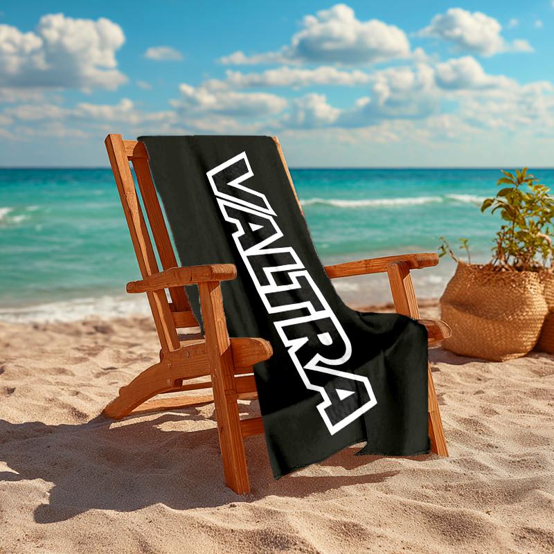 1Pc Valtra Logo Design Beach Towel, Quick Dry, Multi-Use for Beach Pool Gym Yoga Home Travel, Christmas, Halloween, Xmas Gift M928163