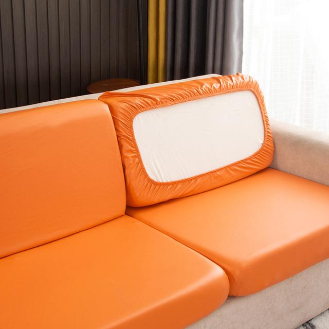 Новый продукт Чехол для дивана из искусственной кожи, однотонный чехол для дивана, водонепроницаемый чехол для дивана на четыре сезона, чехол для стула, дивана