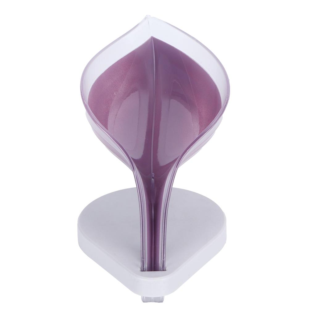 Мыльница в форме листа, держатель для мыла, подставка для посуды, органайзер для душа, ванной, кухни, фиолетовый