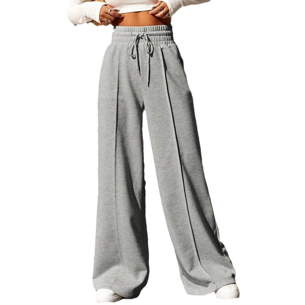 Spring and Autumn Women's Sweatpants Straight Pants Loose Sweatpants Wide Leg Pants Outdoor Dance Casual Long Pants