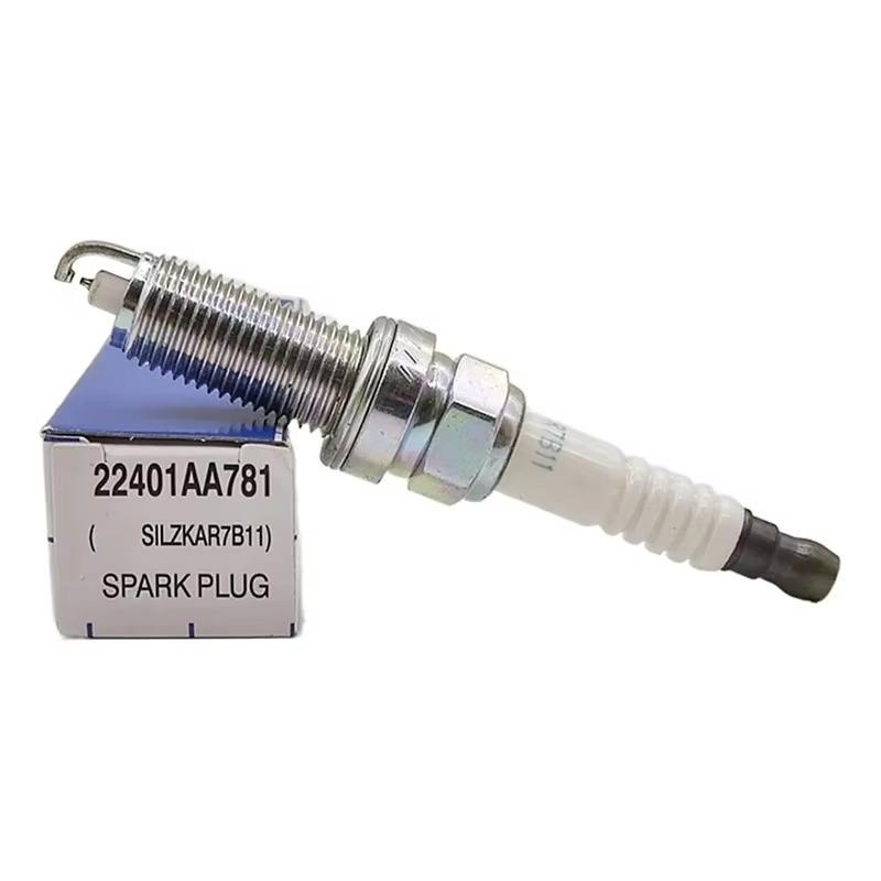 4/6pcs 22401-AA781 SILZKAR7B11 Iridium Spark Plug For Subaru Forester Impreza Legacy XV 22401AA781 SILZKAR7B-11 22401 AA781