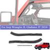 Водонепроницаемые уплотнители передней двери Резиновая полоса Для Jeep Wrangler JL Gladiator JT 2024 2025 Детали уплотнителей дверей автомобиля Аксессуары