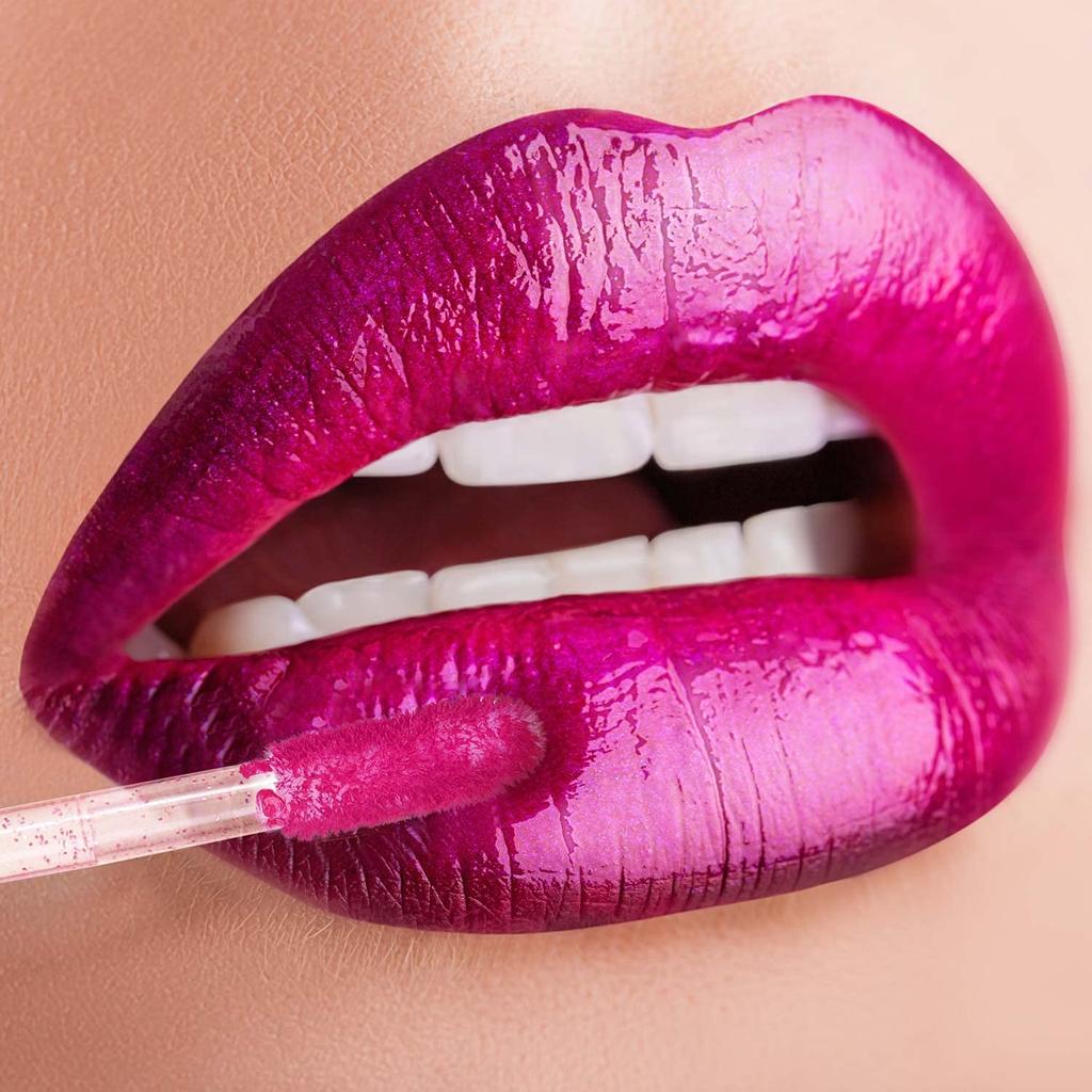 50 одноразовых кисточек для губ, аппликатор для помады, палочки для блеска для губ розового цвета Tbestmax