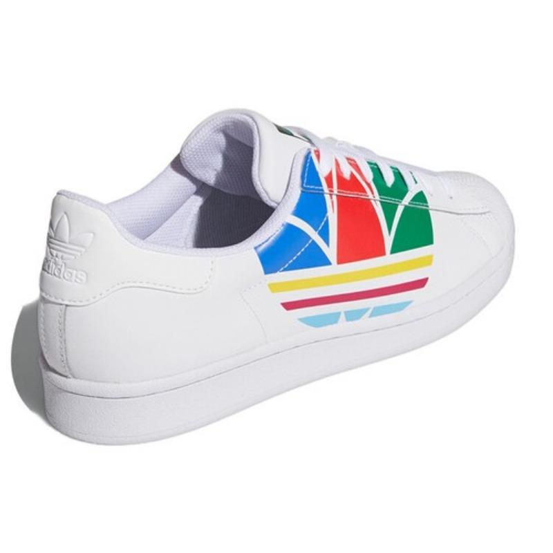 adidas Superstar Чистый Разноцветный Трилистник Облачно-белый FU9519
