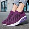 Women's Spring and Autumn Casual Shoes Network Breathable Sports Shoes Thick Sole Walking Thick Sole Large Size 35-43