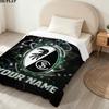 Custom Name Eagle Symbol Print Flannel Blanket, High quality Comfortable for All Seasons, Home Decor, Warmth and Comfort, Perfect for Christmas Gifts
