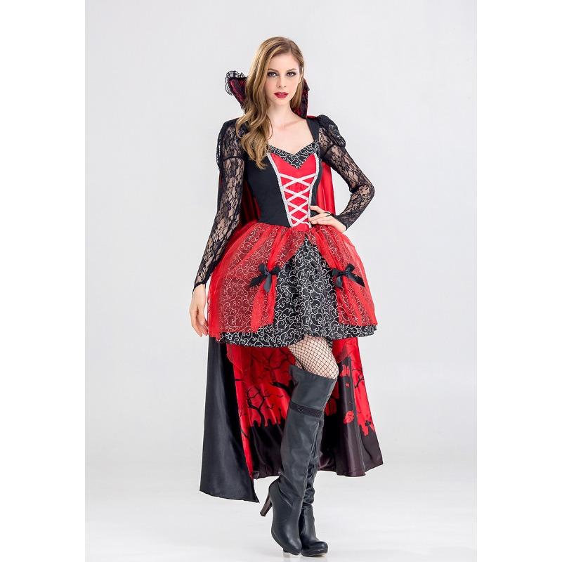 Реальное фото, новая модель, подкод Костюм черного дьявола на Хэллоуин Рождественский костюм костюм ведьмы костюм вампира униформа для переодевания для вечеринки