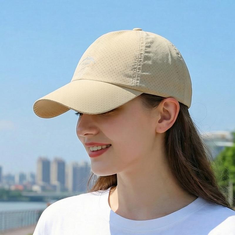 Summer new quick-drying breathable baseball cap men's and women's outdoor sunscreen shading cap sports fishing mountaineering cap