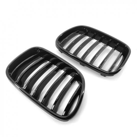 Передняя решетка радиатора "почки" ПОДХОДИТ ДЛЯ BMW X3 F25 2011-2013 51113237422