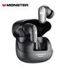 Беспроводные наушники Monster MQT52 Bluetooth 5.4 HIFI Стерео Наушники для разговоров с шумоподавлением Музыкальная игровая гарнитура с микрофоном