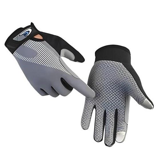 East Leaf Trekking Gloves Mountaineering Non-slip Outdoor Bicycle All-season Smartphone Compatible Unisex (ML size)