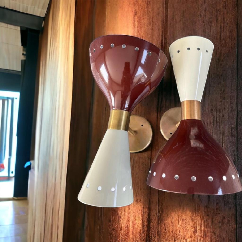 Бра Diablo, латунный антикварный светильник для туалетного столика в ванной или любого настенного декора в комнате, современный итальянский стиль середины века