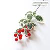 Красная Ягода Рождественский Лист Украшение: Искусственная цветочная композиция для центра стола