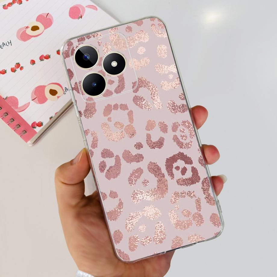 Для Realme C51 RMX3830 / Realme C53 RMX3760 Глобальный Чехол для Телефона Прозрачный Мягкий ТПУ Capas Etui Для RealmeC51 C 51 Корпус