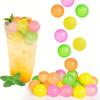 24Pcs/Set Whisky Reusable Ice Cube The Summer Wear-Resistant Rocks Whiskey Cubes Plastic Colored Balls Accessories