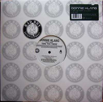 12-дюймовая пластинка DONNIE KLANG - Take You There / Dr. Love 0515901 Bad Boy Enterta 2008 US Рэп и Хип-хоп/R&B Б/у