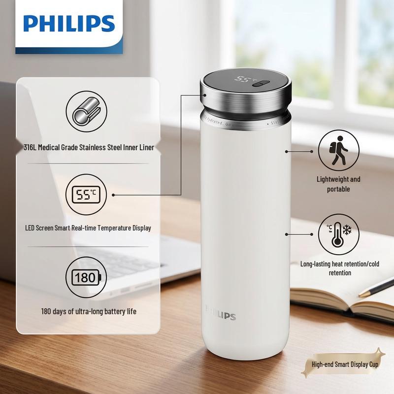 Philips Умная термобутылка со светодиодным дисплеем