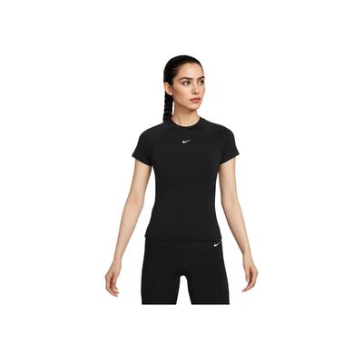 Женская тренировочная футболка Dri-Fit Quick-Dry однотонная с логотипом, дышащая сетка, топы, черная, белая FV7843010