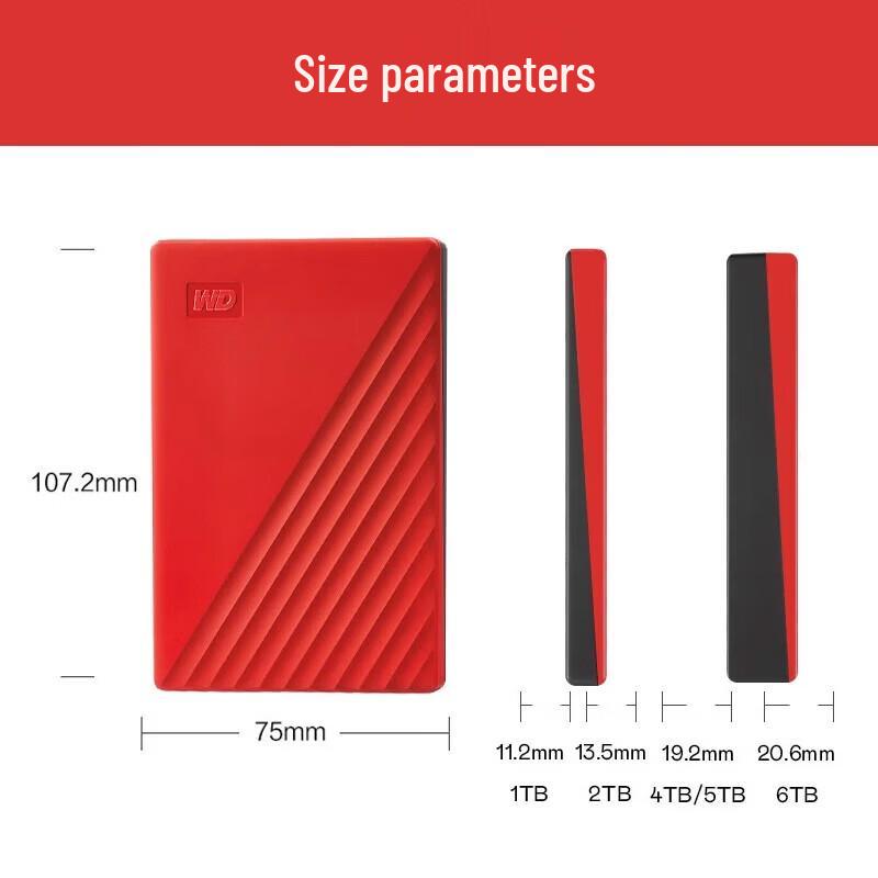 Western Digital My Passport Portable External Hard Drive