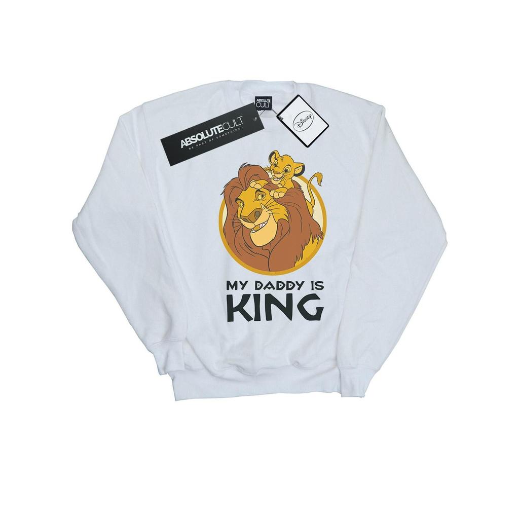 Disney Mens The Lion King My Daddy Is King Sweatshirt