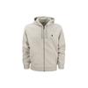 Men Double Knit Zip-Up Hoodie Light Sport Heather/Navy 710888282-003