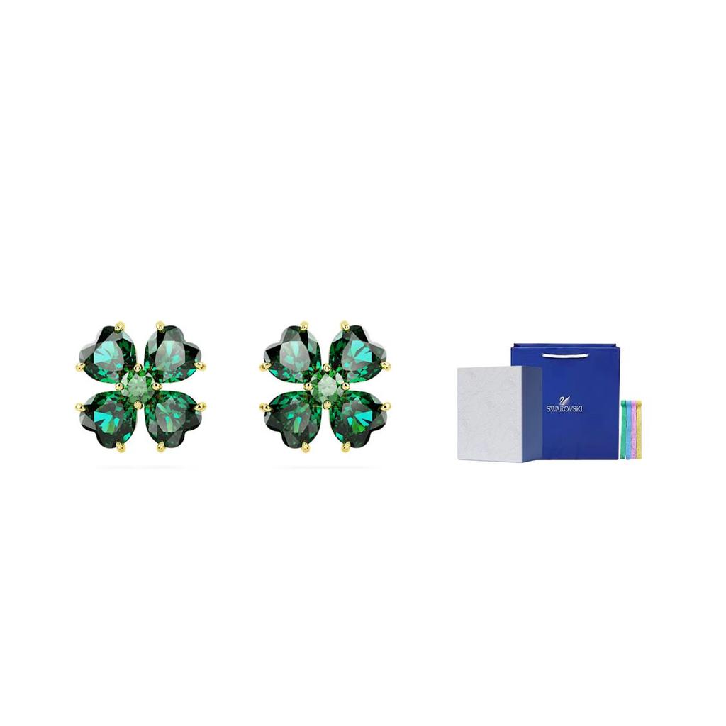 Swarovski Idyllia Four Leaf Clover Earrings Women earrings Green 5666236