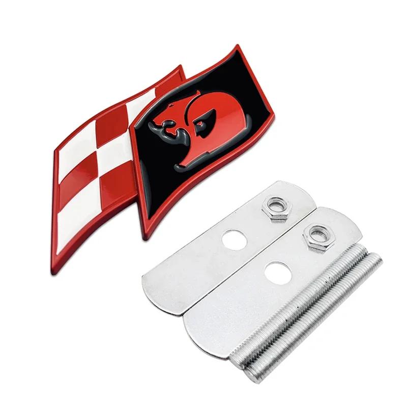 Car Front Grille Emblem Tail Box Metal Bagde Sticker