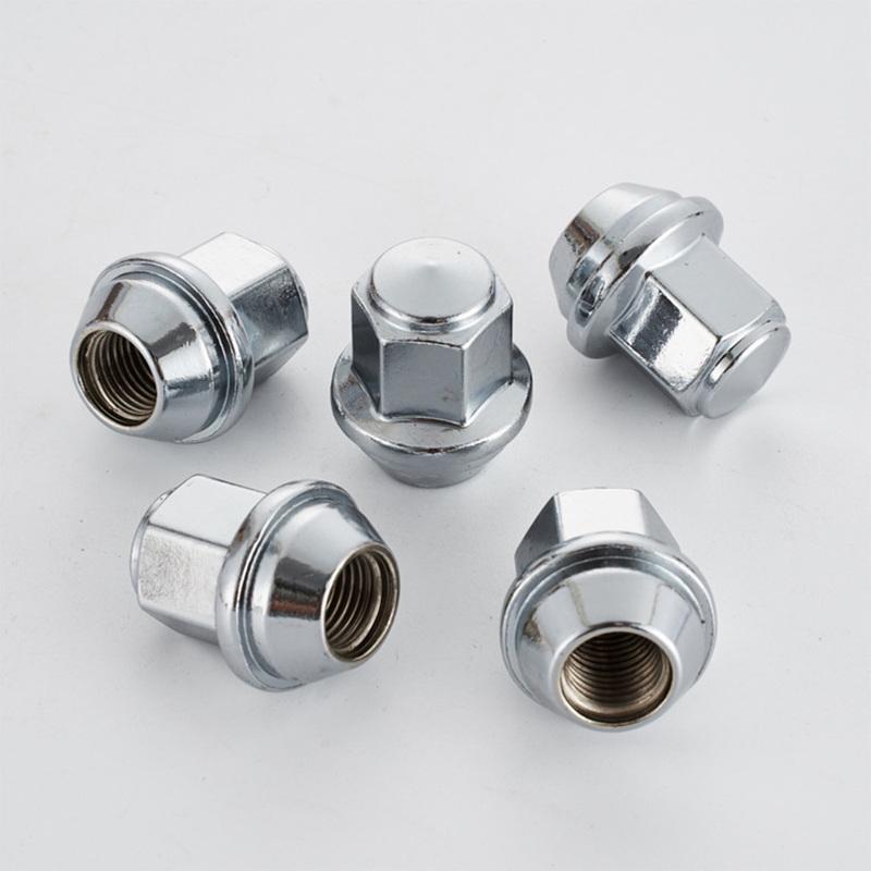 M14x1.5 Wheel Lug Nuts for Ford Mustang Edge Taurus for 2013 Dodge Durango High Strength Steel Hub Bolts 5/10pcs Anti-Rust